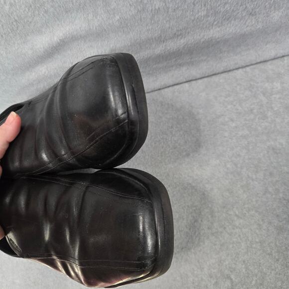 Prada Sport Black Leather Loafers Size 11 - Picture 3 of 10